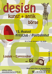 Flyer der Design Börse Berlin