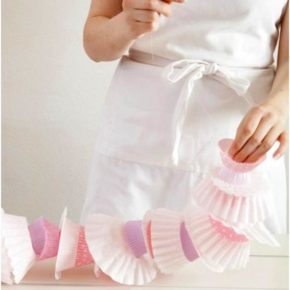 Muffinförmchen aus Papier als Partydeko. Einfach clever!
