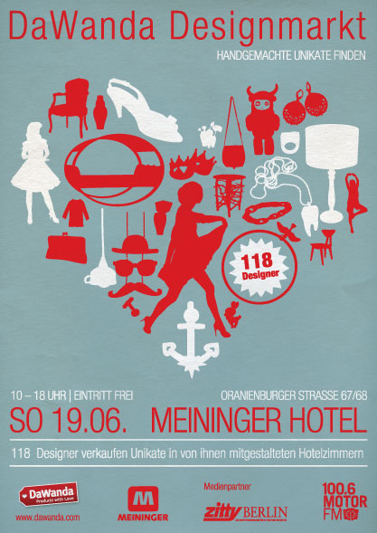 Und dann schön am Sonntag Shoppen gehen: Der Dawanda Designmarkt