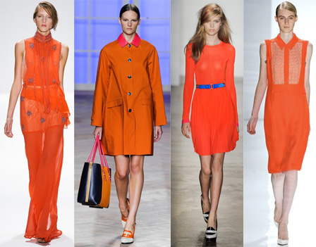 Pantone Color of the Year 2012: Tangerine Tango auf dem Laufsteg. Zusammengestellt von LOVERPOSE - Urban Style & Daily Madness Pantone Color of the Year 2012: Tangerine Tango auf dem Laufsteg. Zusammengestellt von LOVERPOSE - Urban Style & Daily Madness