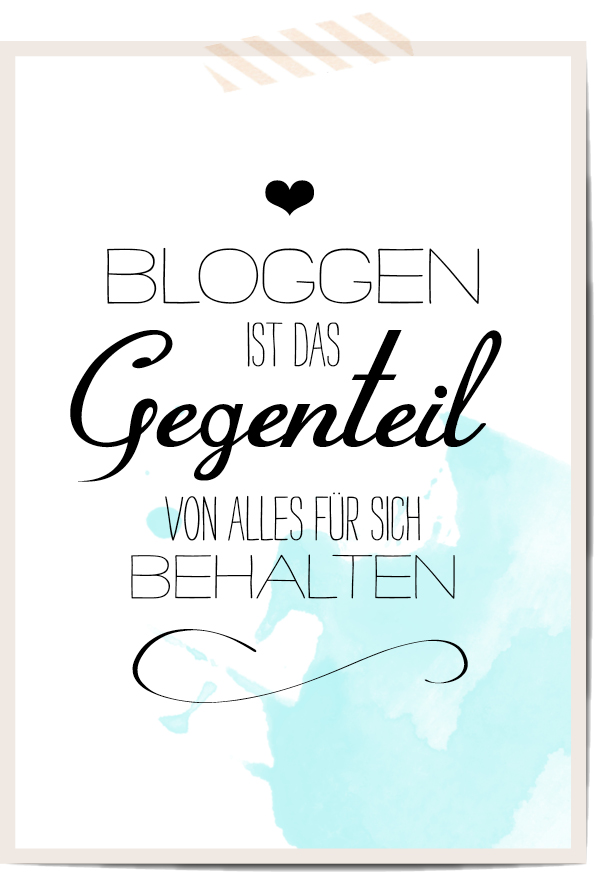 Bloggen ist...