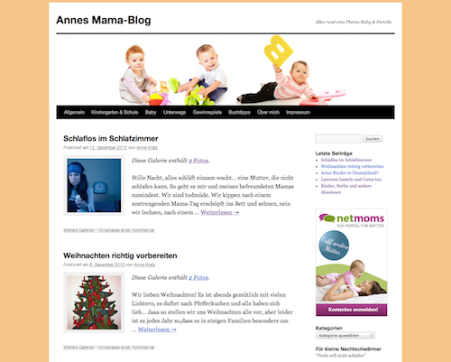 Gefunden als Mama Blog Berlin: Annes Mama-Blog