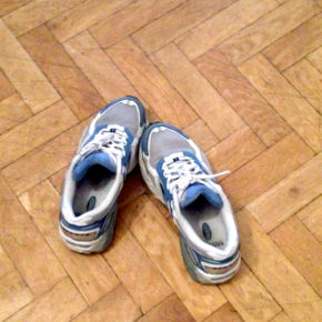Jogging zum Volkspark Friedrichshain und zurück. Gefährlich!